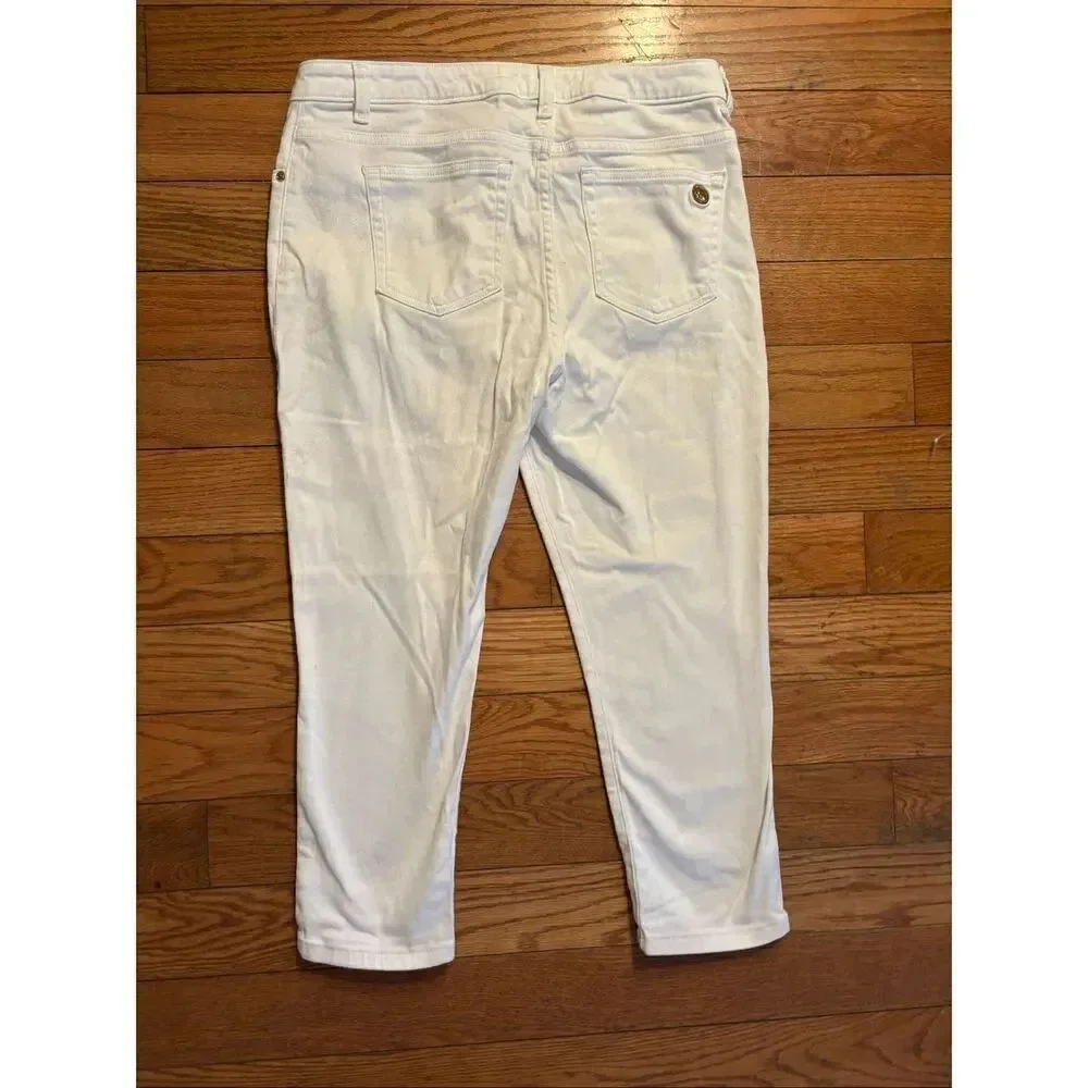 Michael Kors White Capri’s